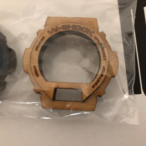 Wood Shock Wooden Bezel for Casio G-Shock Watch - Picture 5 of 6